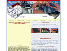 Tablet Screenshot of kolektory.slaw-ex.pl